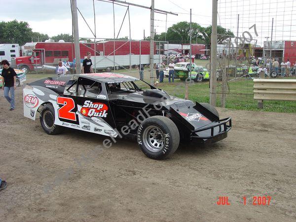 NCRA Modified Belleville Ks 07/01/2007 Grant Junghans Shop Quik