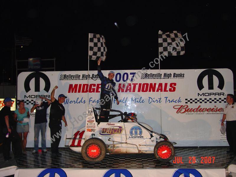 Jerry Coons Jr. A Feature Winner Belleville Highbanks Nationals 07/28/2007