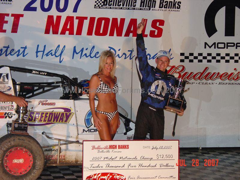 Jerry Coons Jr. A Feature Winner Belleville Highbanks Nationals 07/28/2007