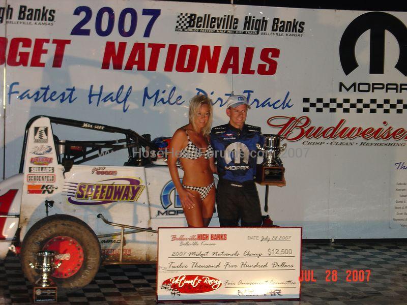 Jerry Coons Jr. A Feature Winner Belleville Highbanks Nationals 07/28/2007