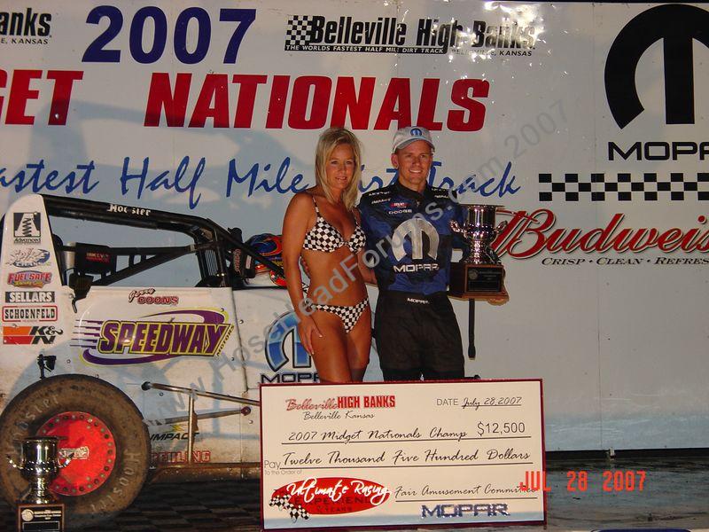 Jerry Coons Jr. A Feature Winner Belleville Highbanks Nationals 07/28/2007