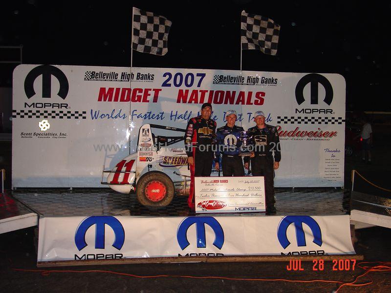 Jerry Coons Levi Jones Brad Kuhn Mopar Belleville Nationals 07/28/2007