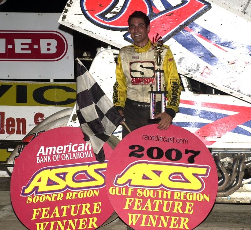 Missouri City, TX, racer Brandon Berryman struck a blow for the ASCS Gulf South