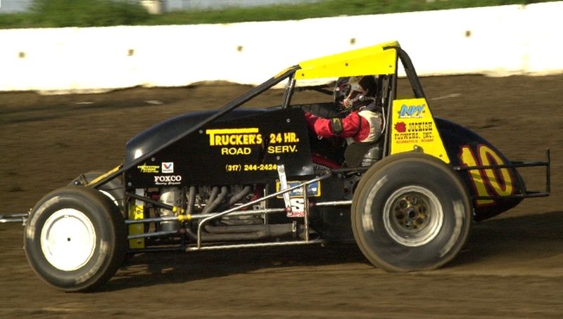 Dave Darland in O'Reilly Sprint Bandits TNT action at Nebraska Raceway Park's