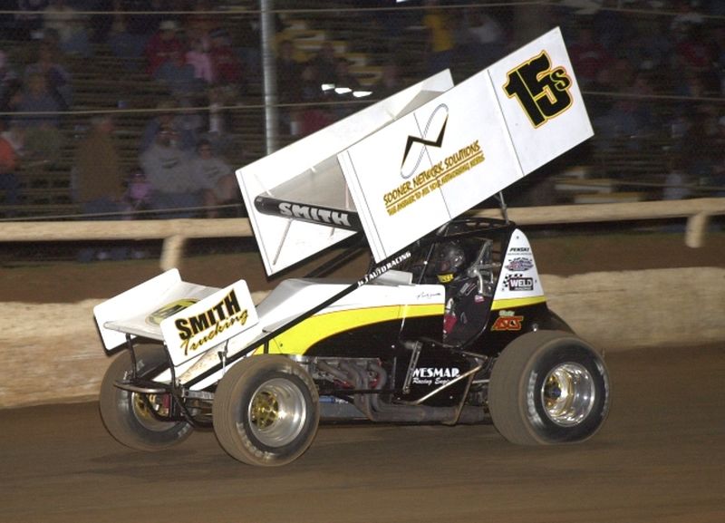 Nick Smith drove the Wesmar-powered Sooner Network Solutions No. 15s J&J to O'Reilly ASCoT victory lane at Little Rock's I-30 Speedway on Saturday night.