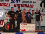 Jerry Coons Jr. A Feature Winner Belleville Highbanks Nationals 07/28/2007