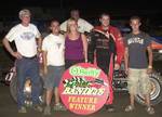 Robert Ballou O'Reilly Sprint Bandits TNT victory lane Creek County Speedway