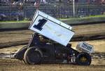 Sean McClelland in American Bank of Oklahoma ASCS Sooner Region action at Creek County Speedway in Sapulpa, OK.