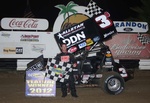 Shane Stewart won Thursday night's 25-lap 