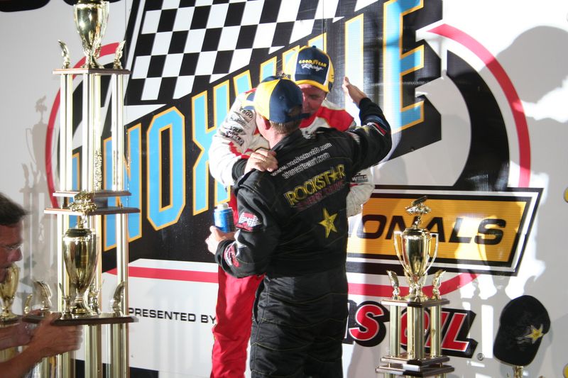 Tim and Shane in victory lane