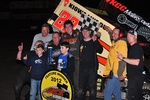 4-13 Jonathan Cornell ASCS Warrior winner in season opener at Valley Speedway - Grain Valley, Missouri / Paul Gray photo