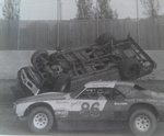 Gene#25 Back straight away flip on the 1/2 mile  TULSA