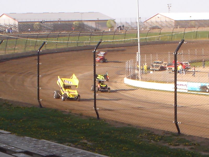 Greg Wilson in hot laps