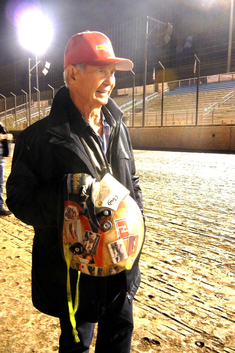 Parnelli Jones at Perris for 2014 Turkey Tight Midget Grand Prix