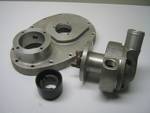 SBC timing cover, Crank drive water pump, Crank adapter/driver