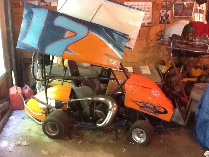 250cc Winged Outlaw Kart Looks Like Small Sprint Car 1000 Page