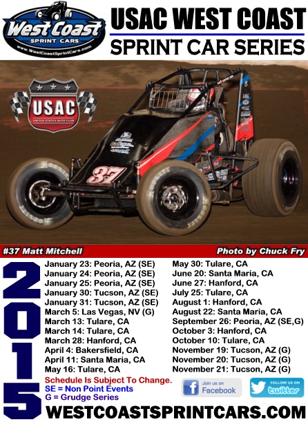 2015 USAC WEST COAST SPRINT CAR SCHEDULE Page 1 SCRAFAN.COM Forum