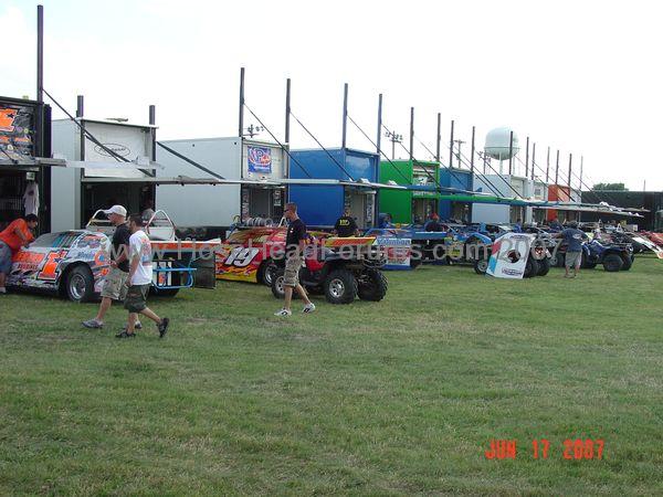 Late Model Pits Belleville, Ks 2007