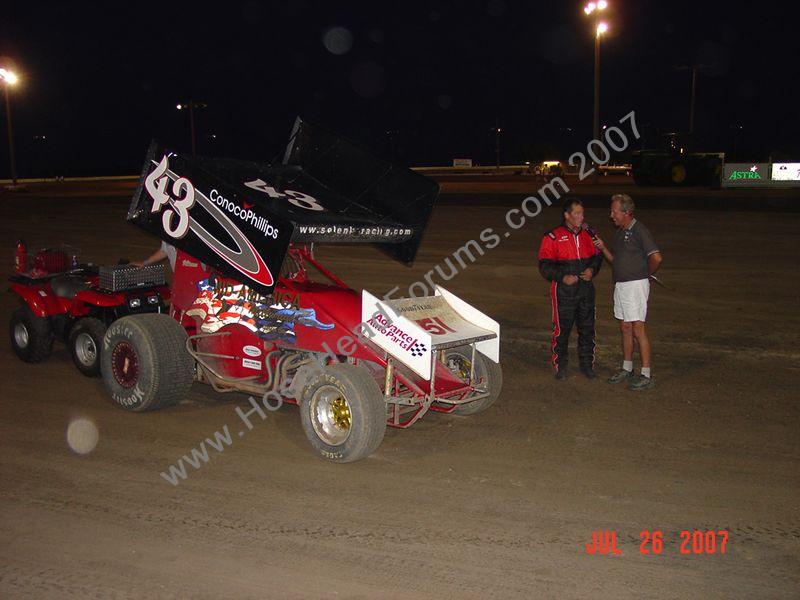 Mike Peters 360 NCRA Bellville, Ks 07/06/2007