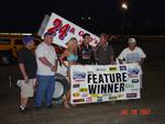 Brian Brown Wins Belleville Ks NCRA 360 Feature 7/26/2007