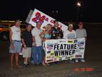 Brian Brown Wins Belleville Ks NCRA 360 Feature 7/26/2007