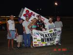 Brian Brown Wins Belleville Ks NCRA 360 Feature 7/26/2007