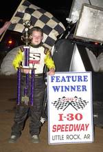 Darien Roberts of Broken Arrow, OK, topped the Horizon Mini-Sprints Restricted 