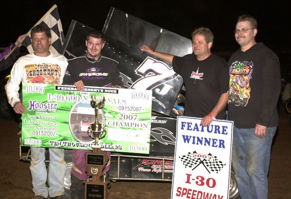 Skiatook, Oklahoma's Jerrod Wilson and company in victory lane 