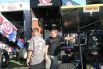 Brad Sweet with Rod Tiner (back to camera)