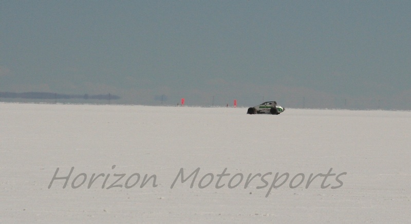 At speed on 185 mph run.