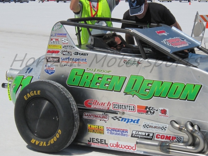 In staging lane on Wed. morning.