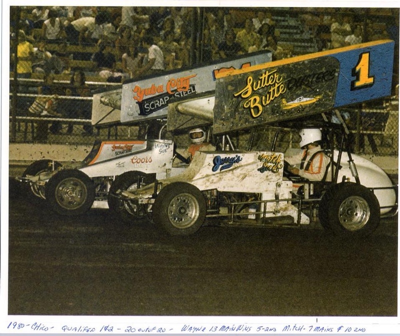 Wayne Sue & son Mitch do stare down in dash