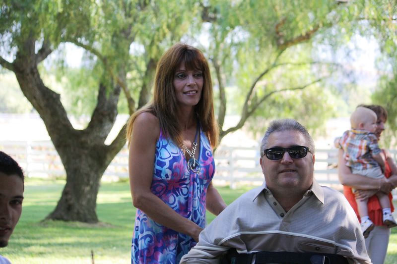 Terry with Fiancee Kathy at enagement party