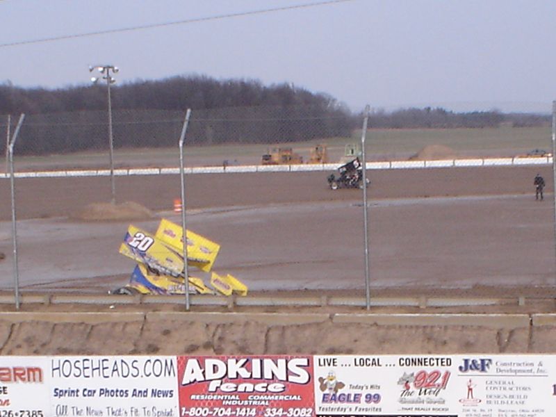 Byron and Greg hot lap