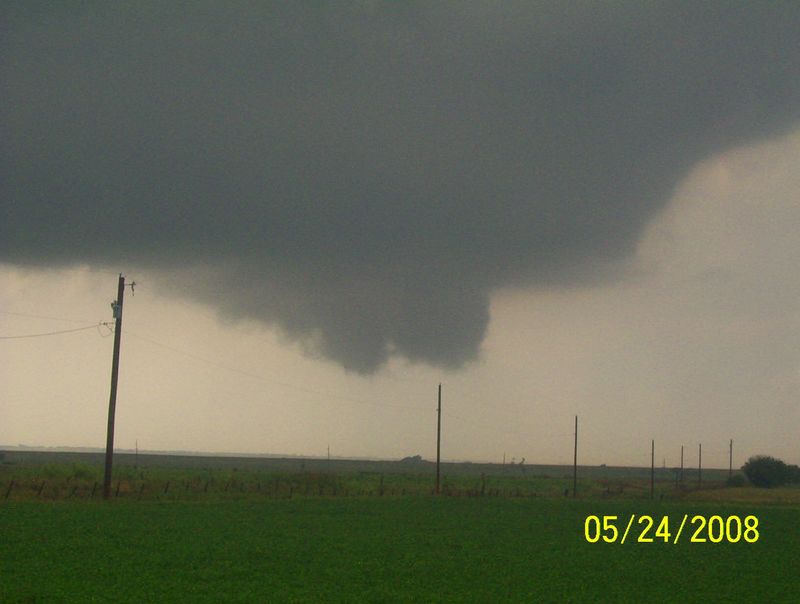 The First Wall Cloud Of Two Over Kremlin, Ok