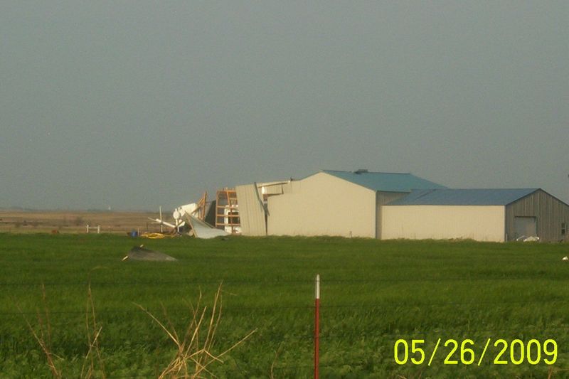 Tornado Damage In Kremlin, Ok