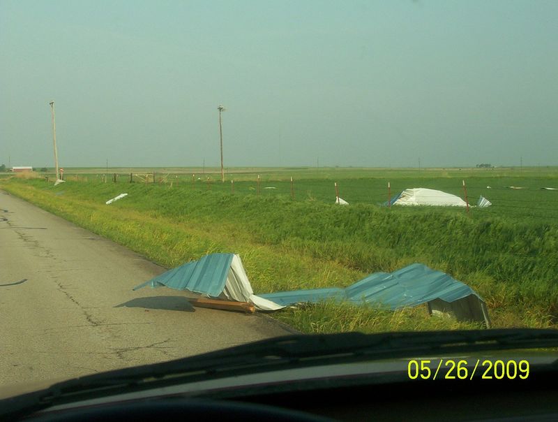 Tornado Damage In Kremlin, Ok