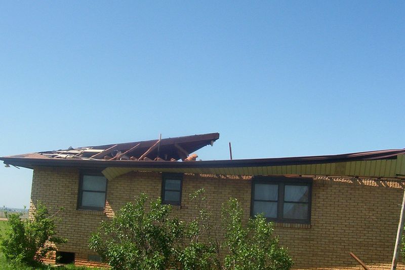 Tornado Damage Southest Of Kremlin, Ok