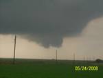 The First Wall Cloud Of Two Over Kremlin, Ok