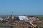 Tornado Damage Southest Of Kremlin, Ok