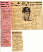 Gib Orr driver of the Ponting Special roadster