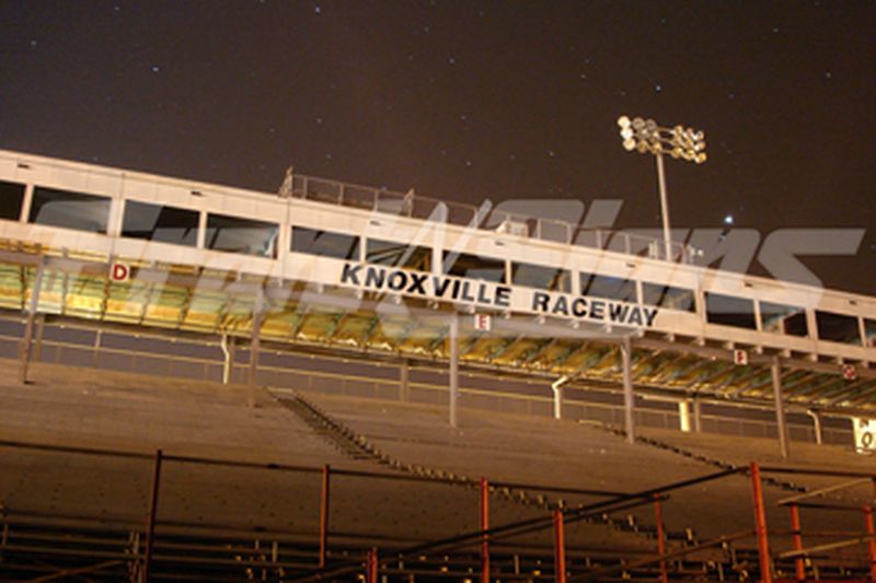 Kville press box at night