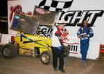 Chris Glass recieves his trophy for winning the Main Event @ Santa Maria,Ca. Jun