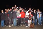 Jason Meyers and crew in victory lane