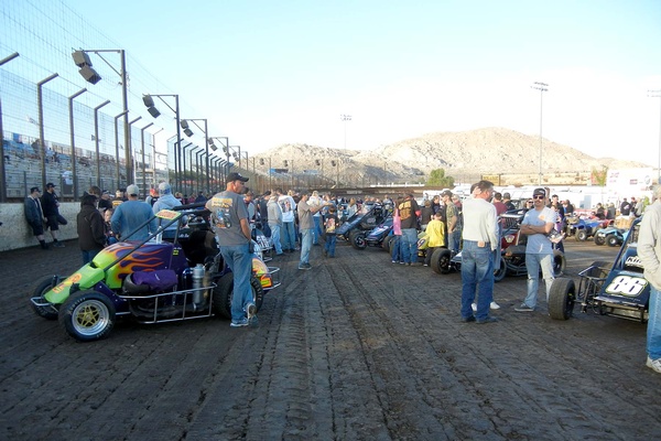 2013 USAC Turkey Night Grand Prix autograph session