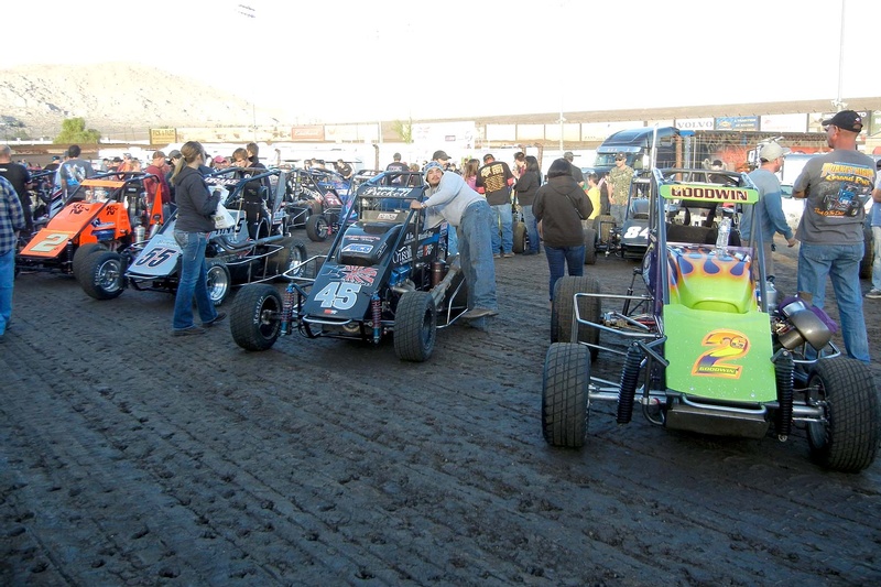 2013 USAC Turkey Night Grand Prix autograph session