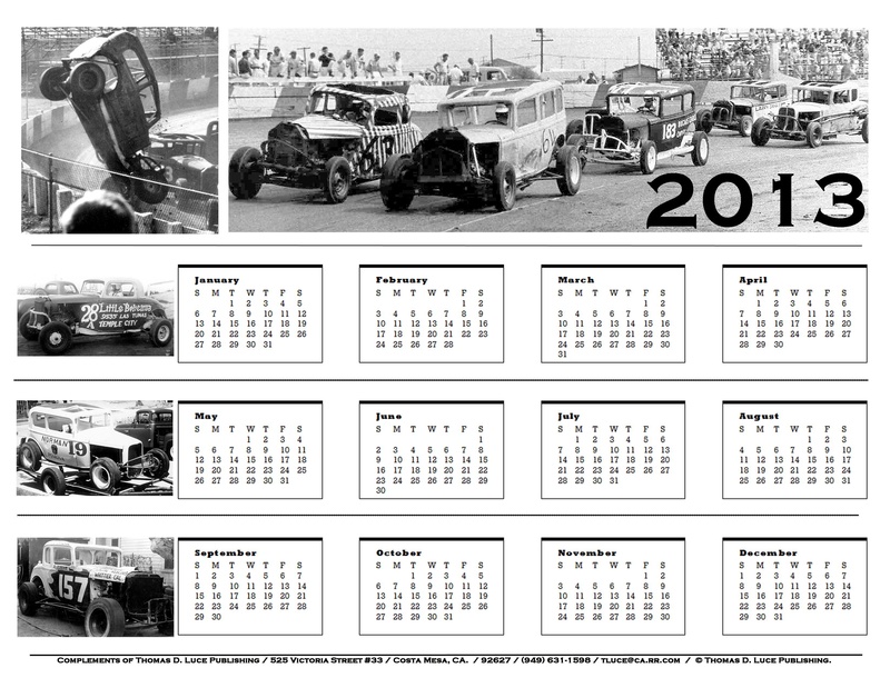 2013 California Jalopy Nostalgia Calendar